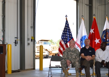Groundbreaking ceremony for Fort McCoy maintenance facility