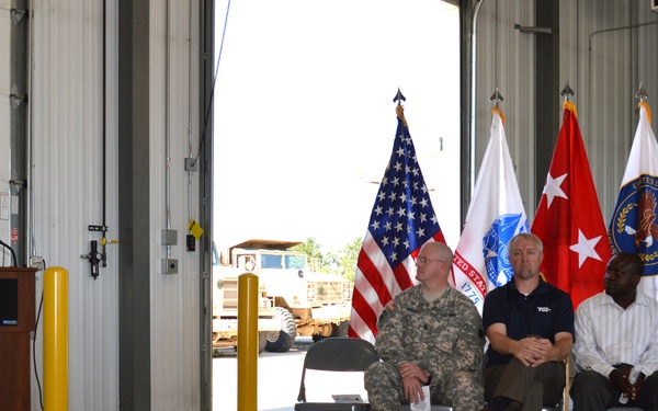 Groundbreaking ceremony for Fort McCoy maintenance facility