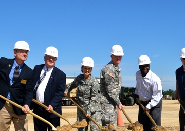 Groundbreaking ceremony for Fort McCoy maintenance facility