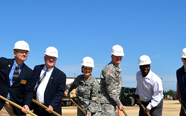 Groundbreaking ceremony for Fort McCoy maintenance facility
