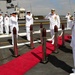 USS Ronald Reagan change of command