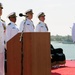 USS Ronald Reagan change of command