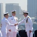 USS Ronald Reagan change of command