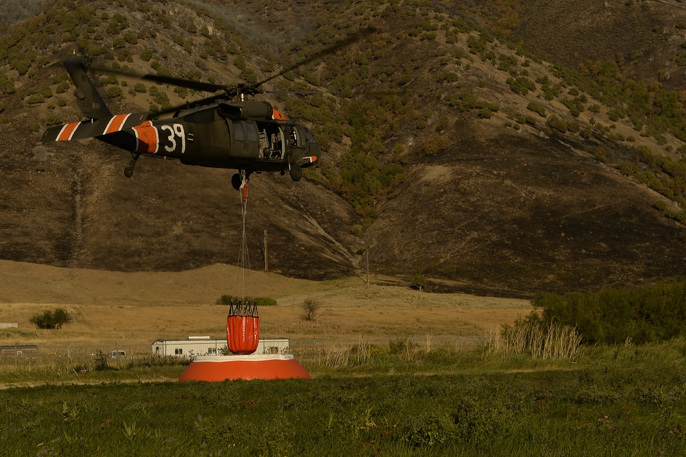 Utah Army National Guard fights northern Utah fires
