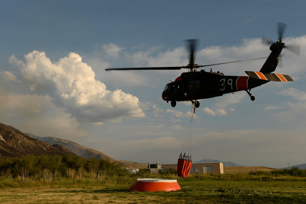 Utah Army National Guard fights northern Utah fires