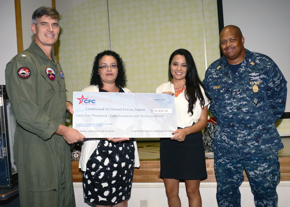 NAF Atsugi raises $8,000 for CFC-O