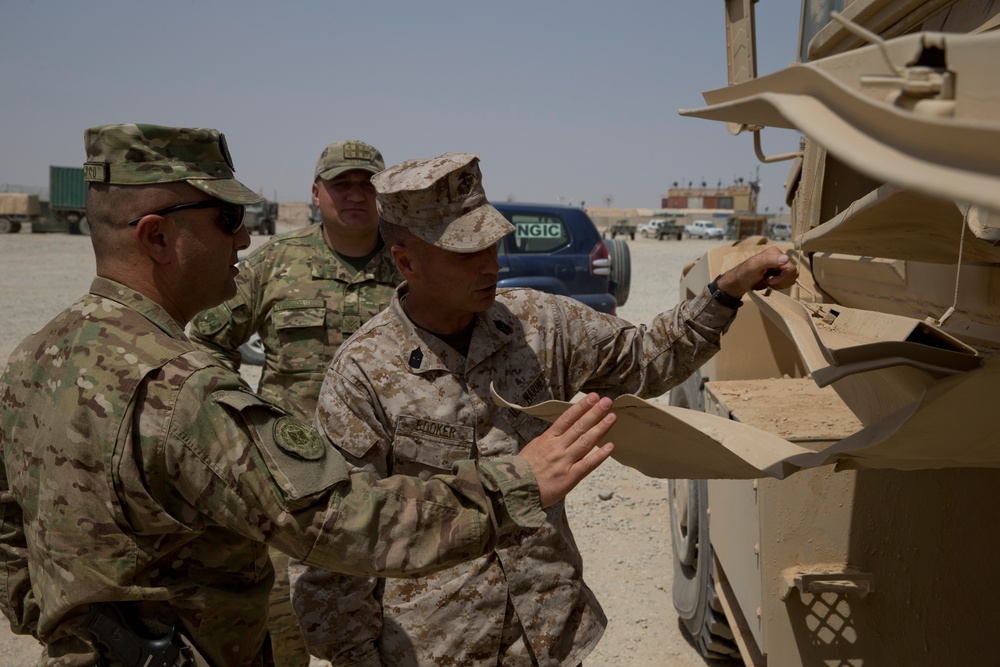 Sgt. Maj. Booker Visits RC(SW)