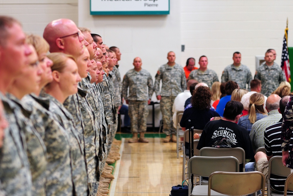 Pierre Guard unit honored at deployment ceremony