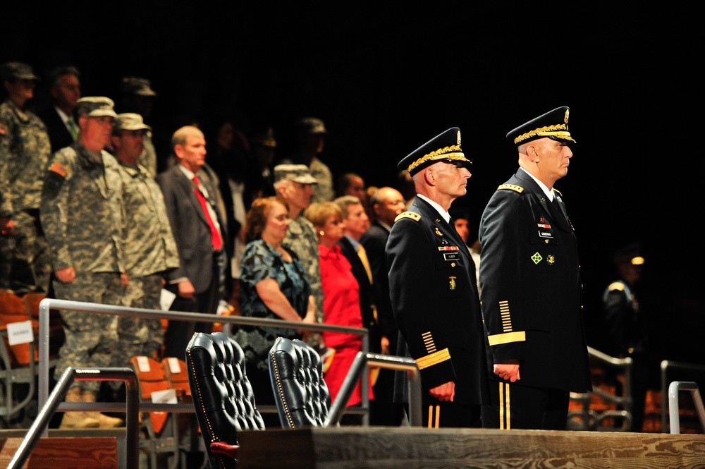 Lt. Gen. Keith Huber retirement ceremony hosted by Gen. Raymond Odierno