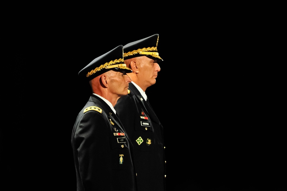 Lt. Gen. Keith Huber retirement ceremony hosted by Gen. Raymond Odierno