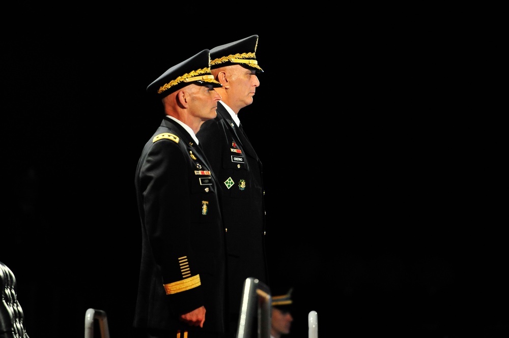 Lt. Gen. Keith Huber retirement ceremony hosted by Gen. Raymond Odierno