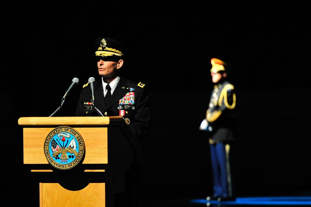 Lt. Gen. Keith Huber retirement ceremony hosted by Gen. Raymond Odierno