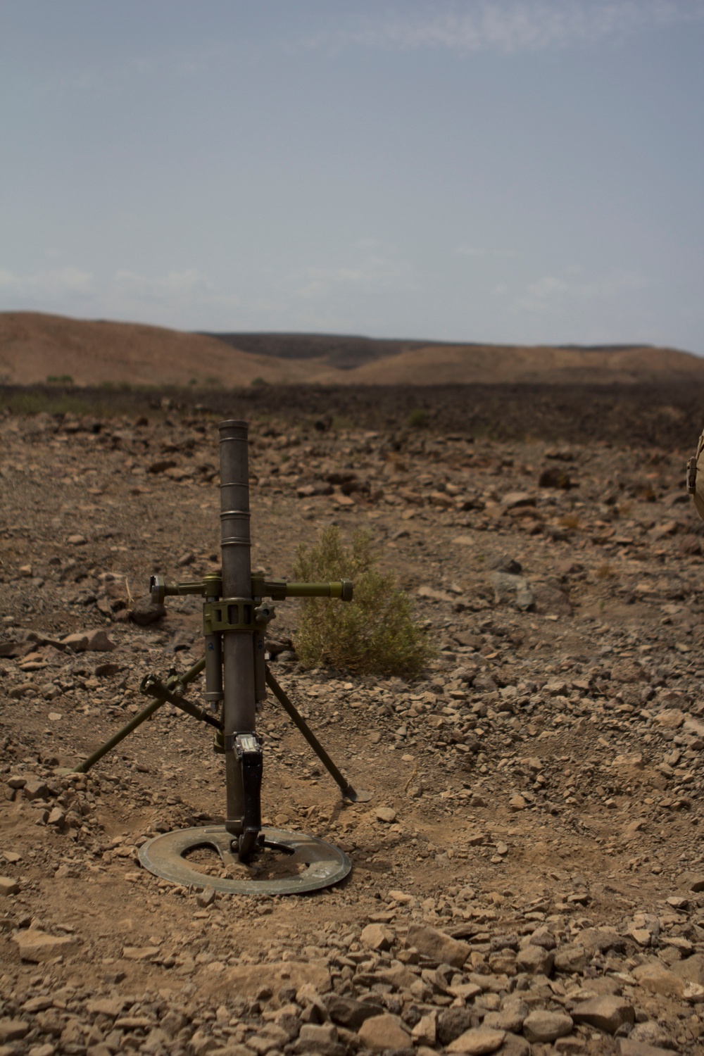 60mm mortar live-fire training