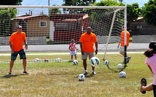 JTF-B partners with 'Kick for Nick' to hold a Fiesta Day for girls' orphanage