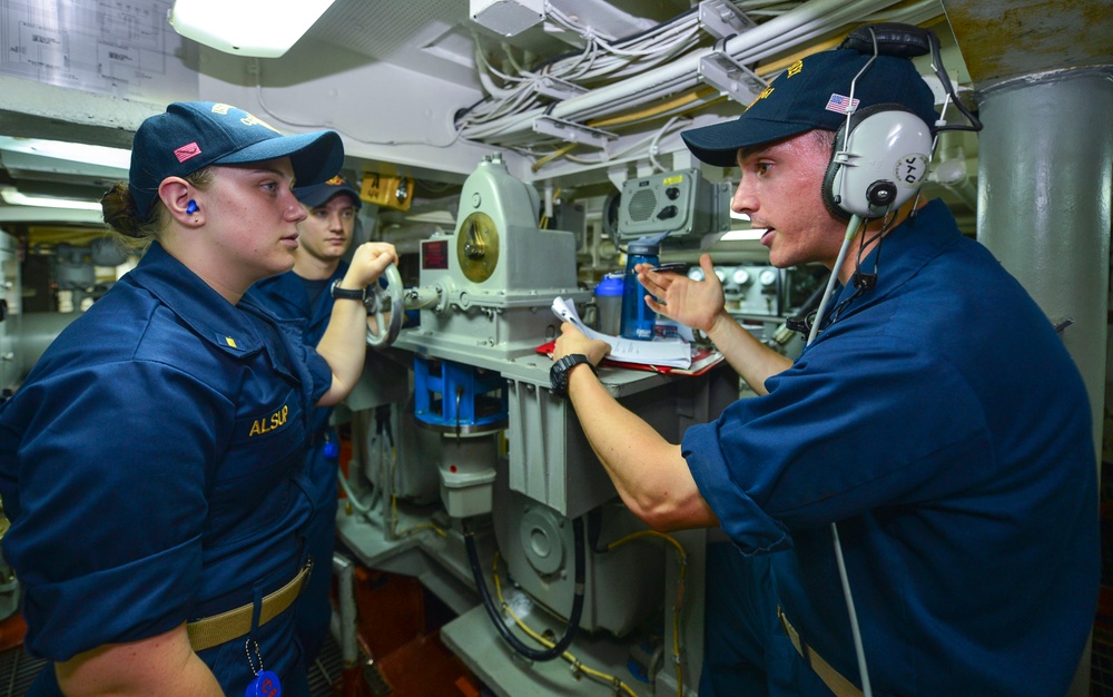 USS Monterey operations