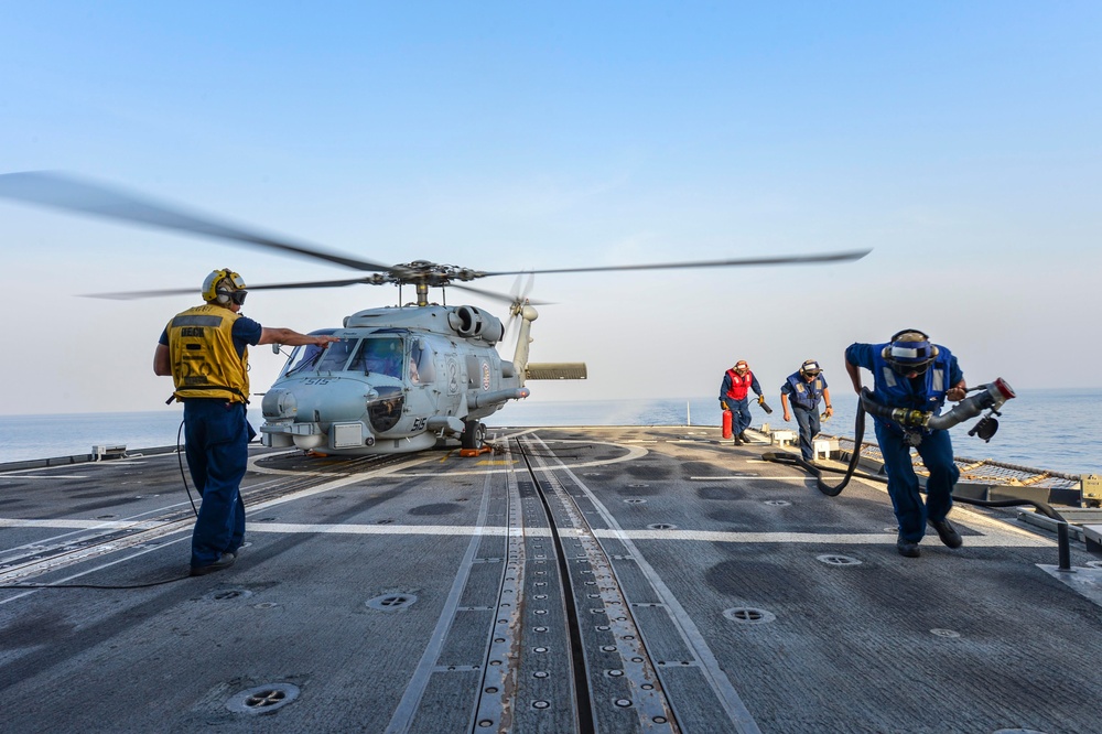 USS Monterey operations