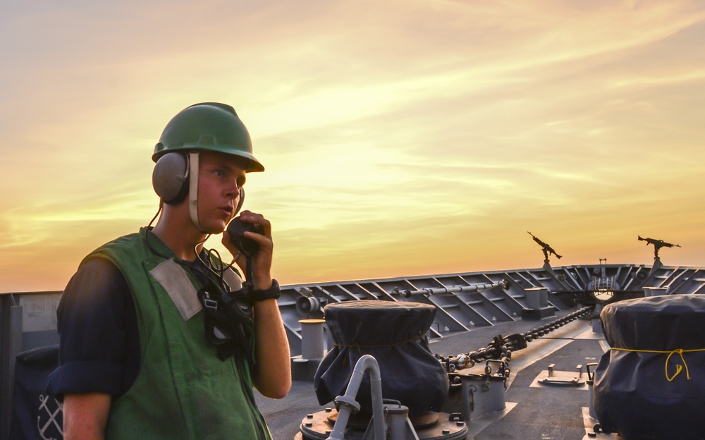 USS Monterey operations