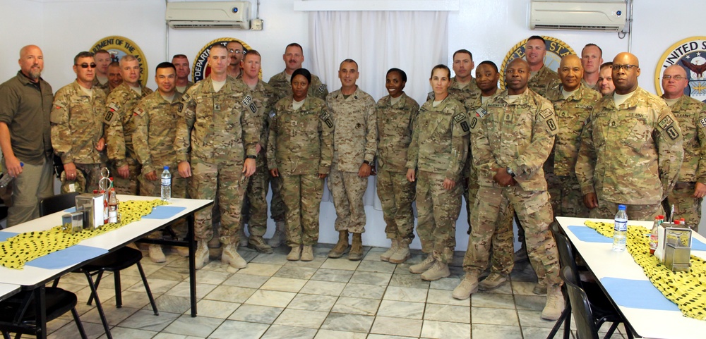 ISAF senior enlisted leader visits CJTF Paladin