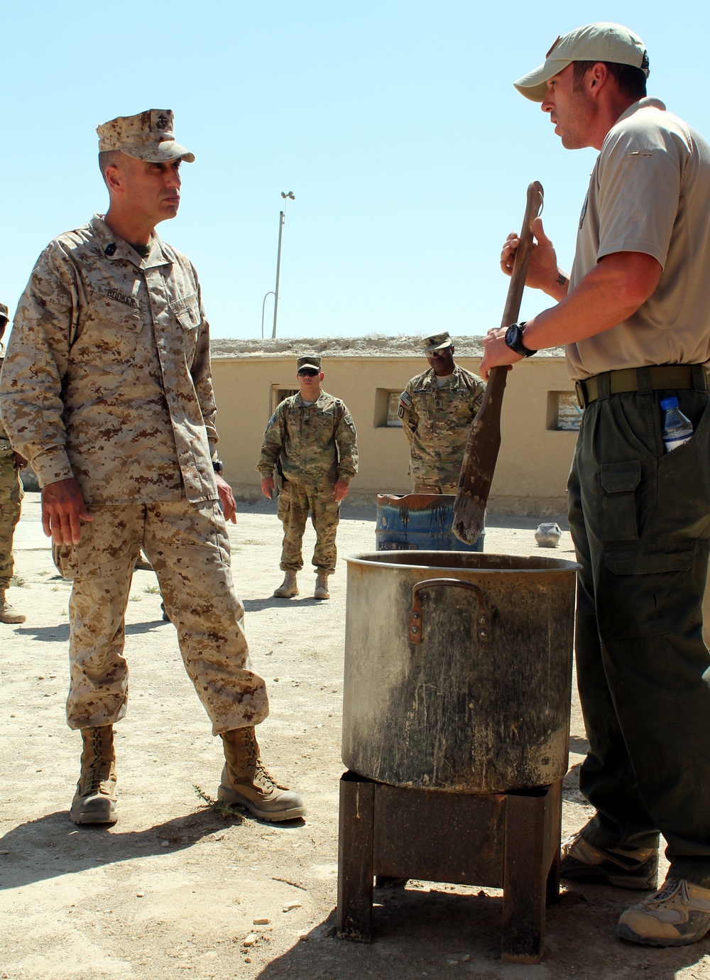 ISAF senior enlisted leader visits CJTF Paladin