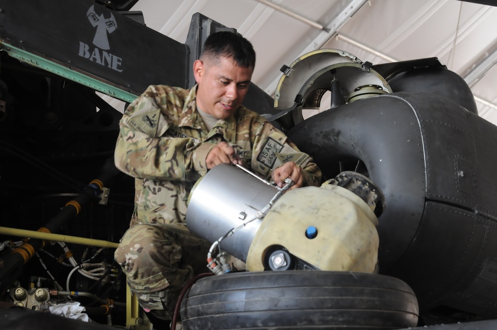 Maintenance platoon conducts overhauls, keeps aircraft mission-ready and aircrews safe