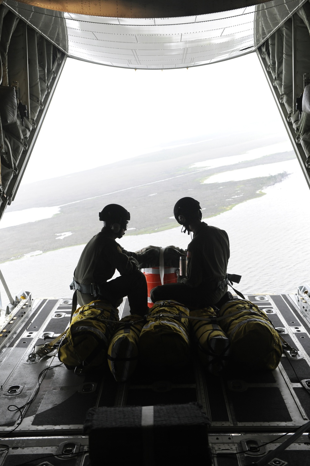 Coast Guard airdrop training