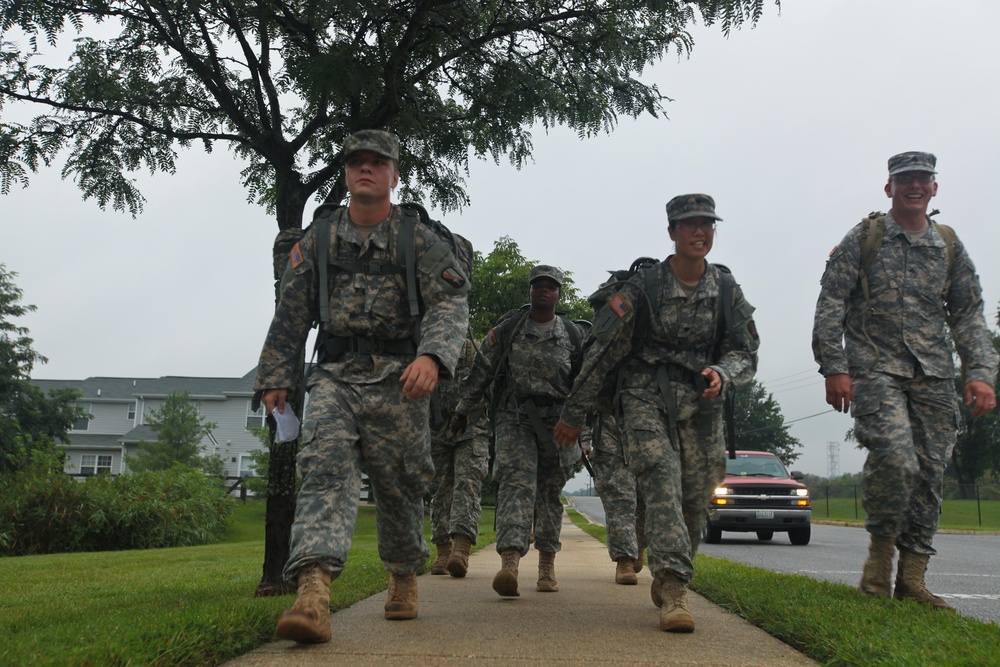 2nd Platoon, 55th Signal Company ruck march