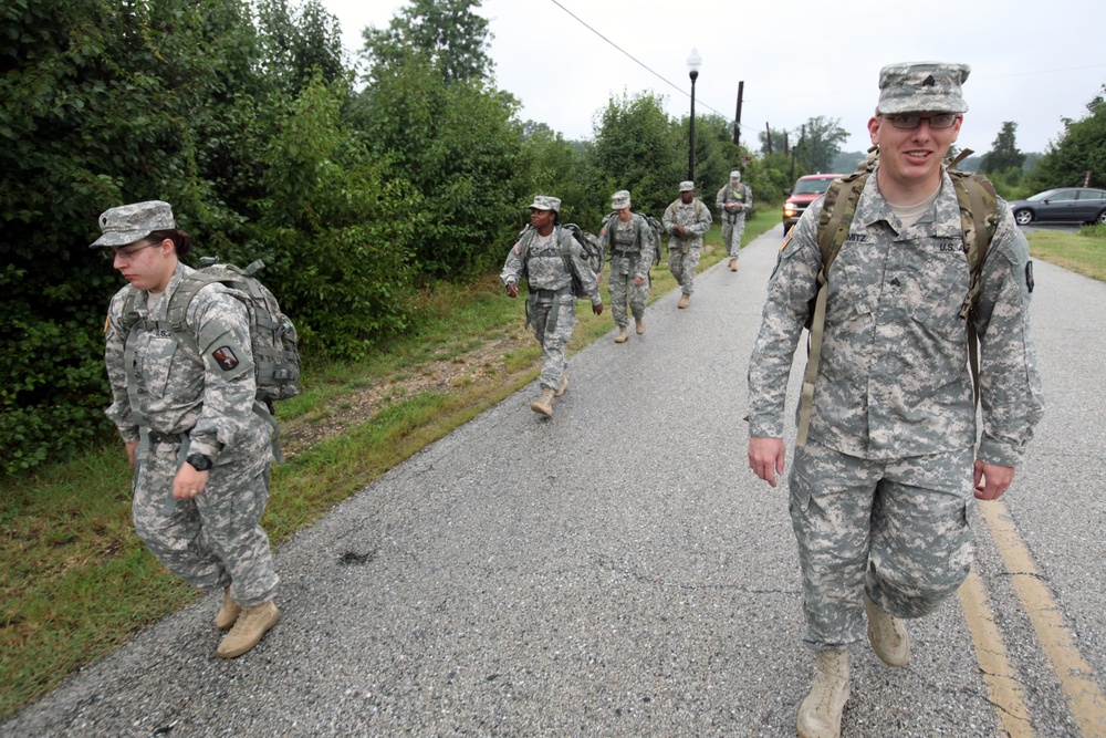 2nd Platoon, 55th Signal Company ruck march