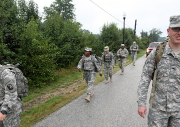 2nd Platoon, 55th Signal Company ruck march