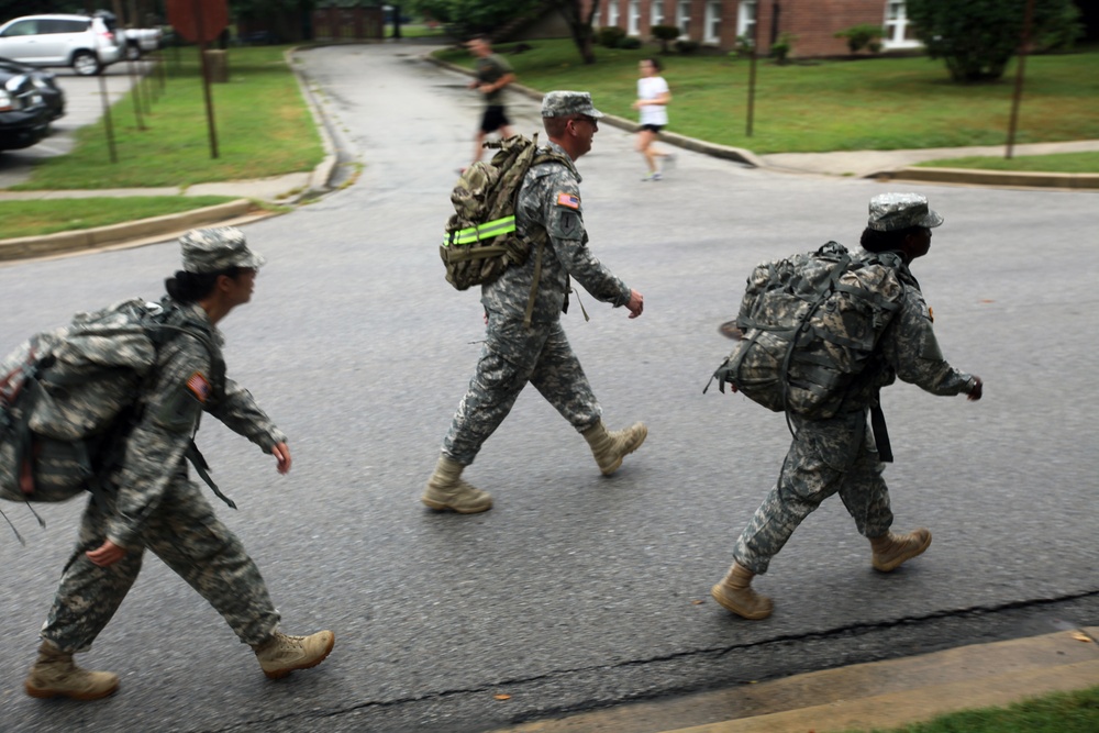 2nd Platoon, 55th Signal Company ruck march