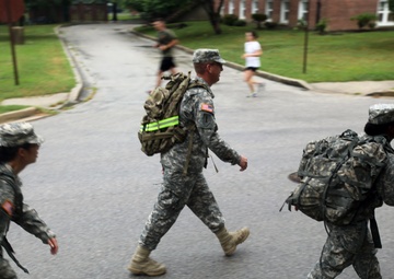 2nd Platoon, 55th Signal Company ruck march