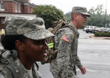 2nd Platoon, 55th Signal Company ruck march
