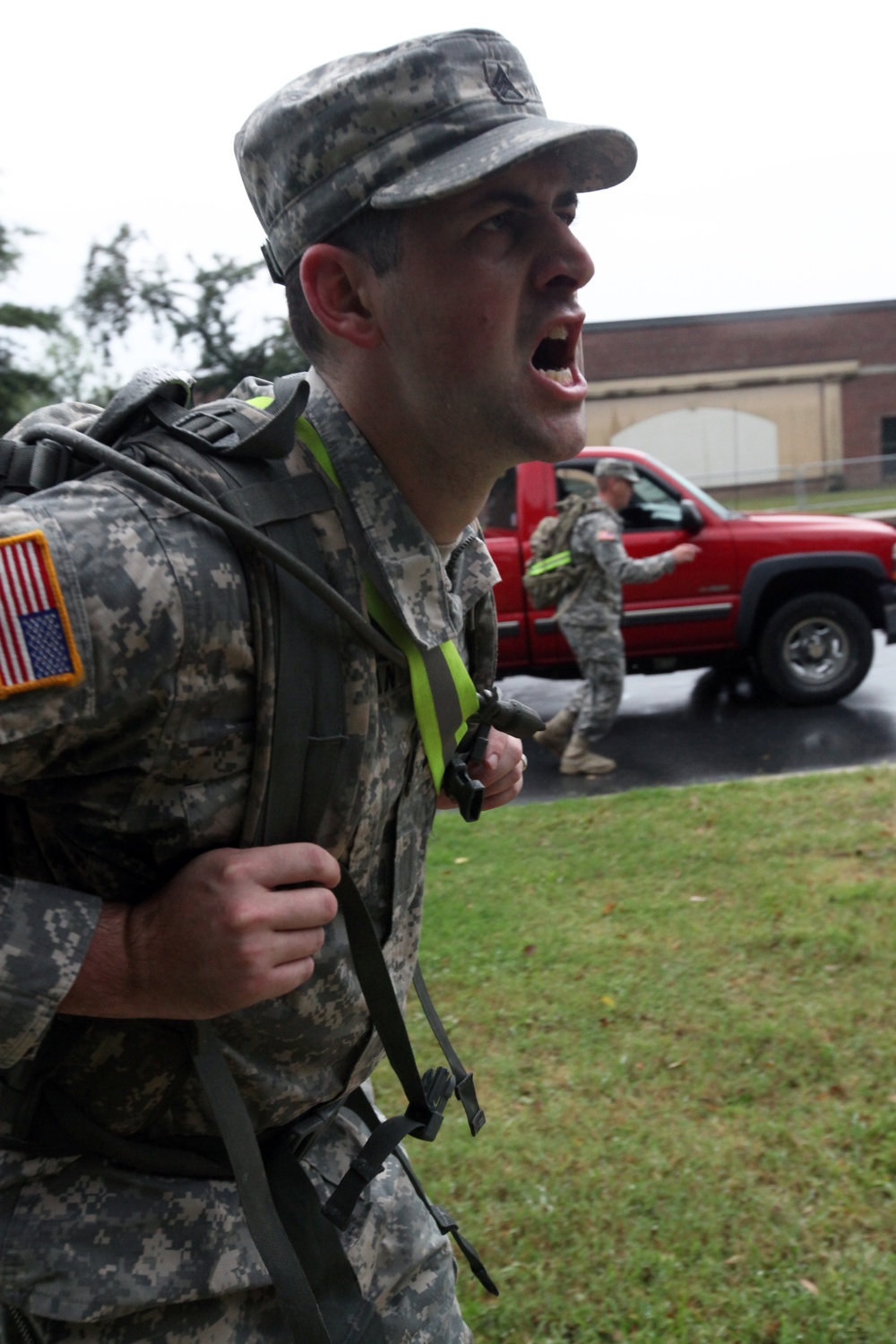 2nd Platoon, 55th Signal Company ruck march