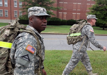 2nd Platoon, 55th Signal Company ruck march