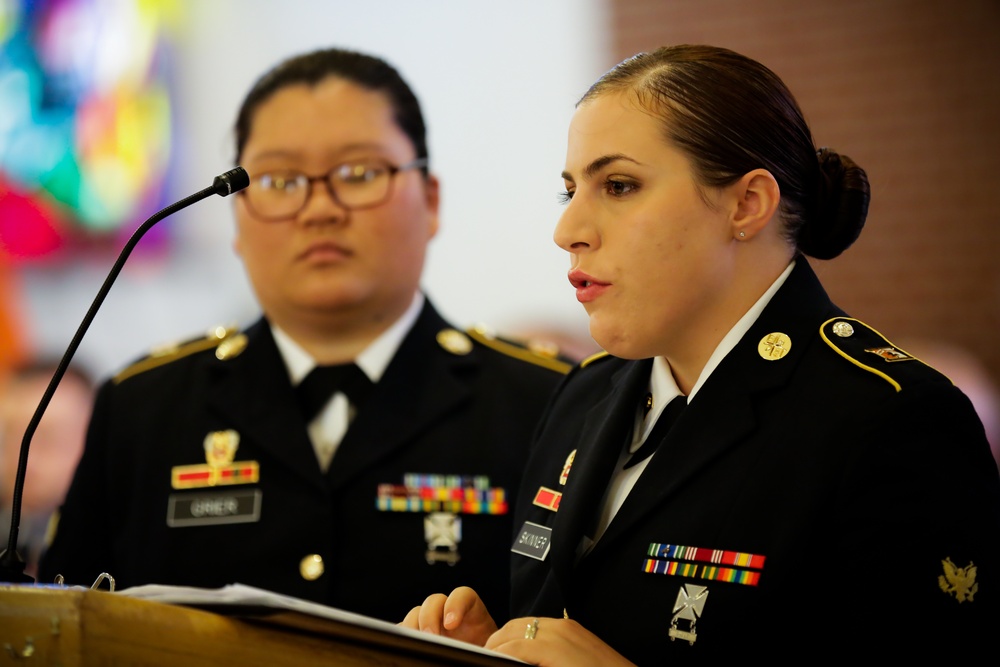 Memorial service for Spc. Hilda Clayton