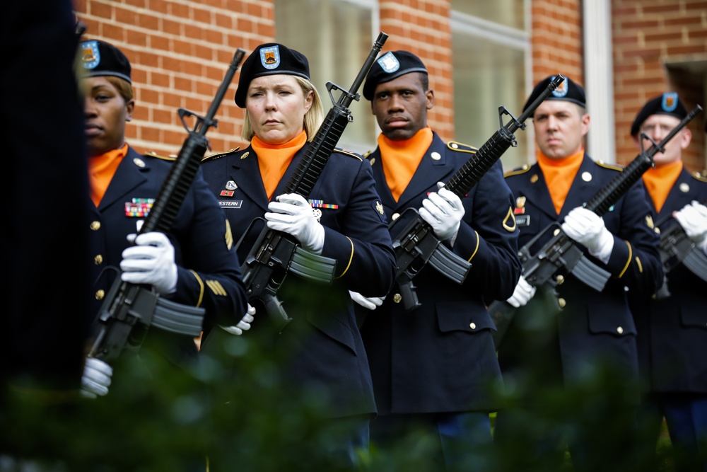 Memorial service for Spc. Hilda Clayton