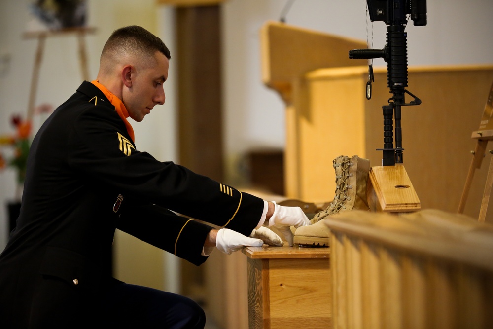 Memorial service for Spc. Hilda Clayton