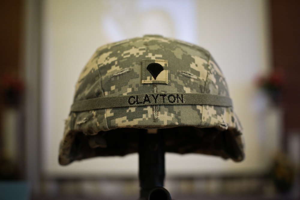 Memorial service for Spc. Hilda Clayton