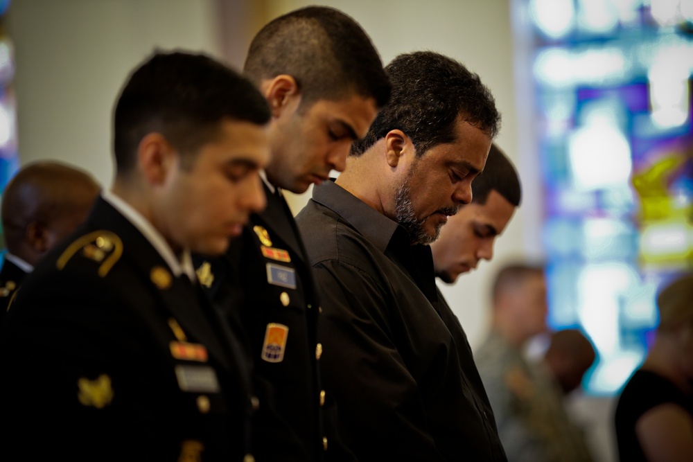 Memorial service for Spc. Hilda Clayton