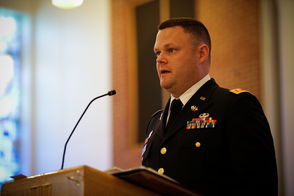 Memorial service for Spc. Hilda Clayton