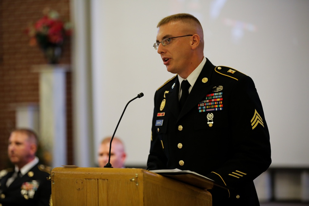 Memorial service for Spc. Hilda Clayton