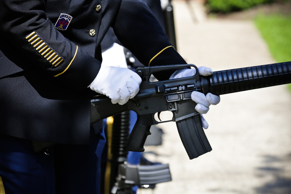 Memorial service for Spc. Hilda Clayton