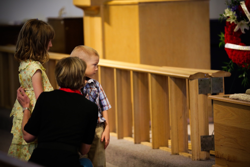 Memorial service for Spc. Hilda Clayton