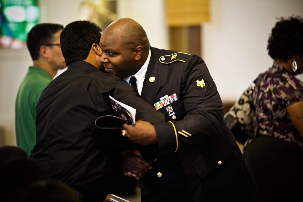 Memorial service for Spc. Hilda Clayton