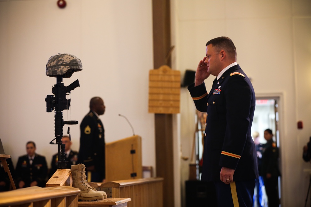 Memorial service for Spc. Hilda Clayton