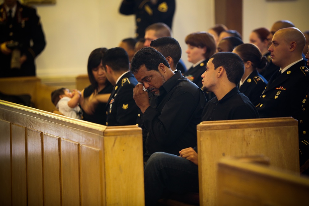 Memorial service for Spc. Hilda Clayton