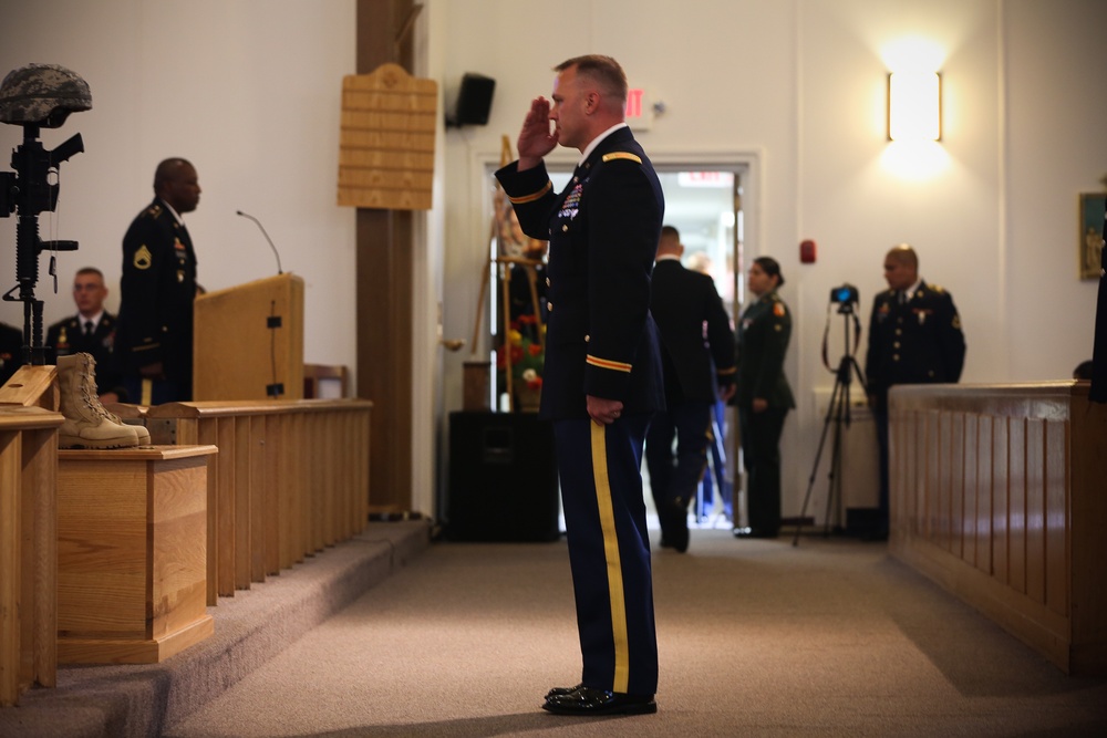 Memorial Service for Spc. Hilda Clayton