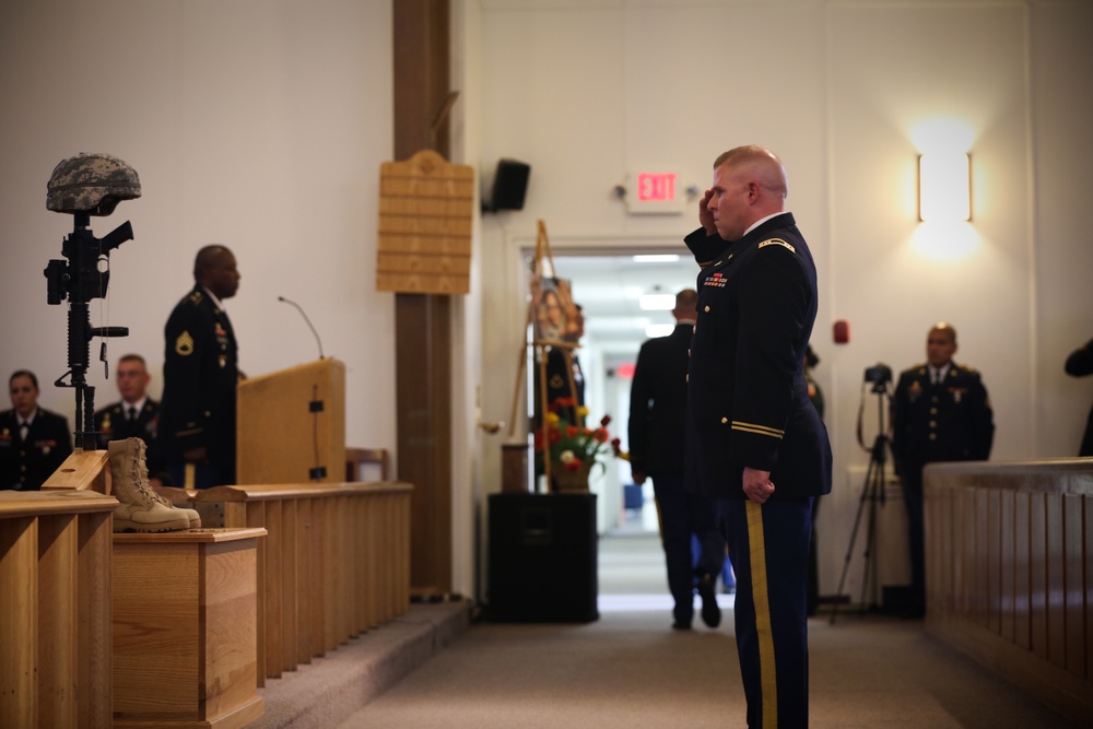 Memorial Service for Spc. Hilda Clayton