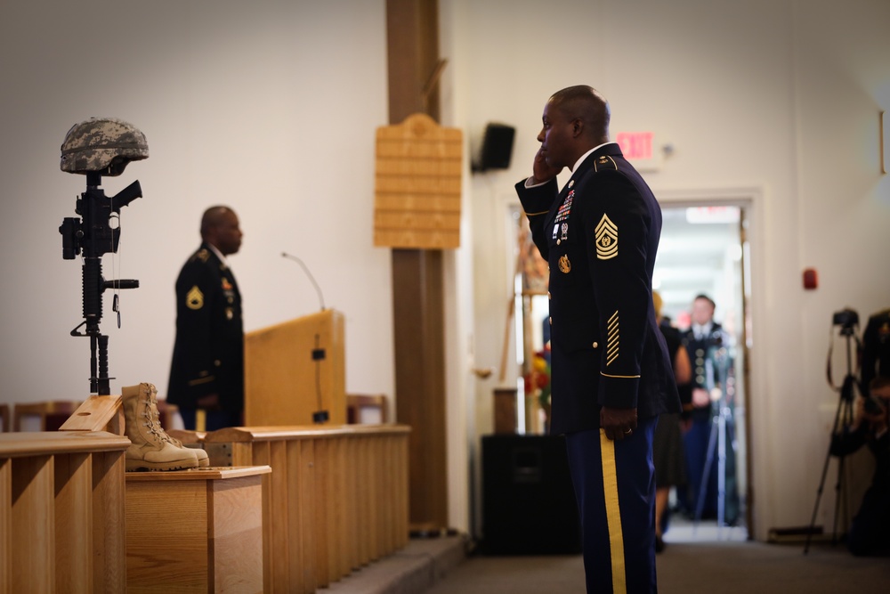 Memorial Service for Spc. Hilda Clayton