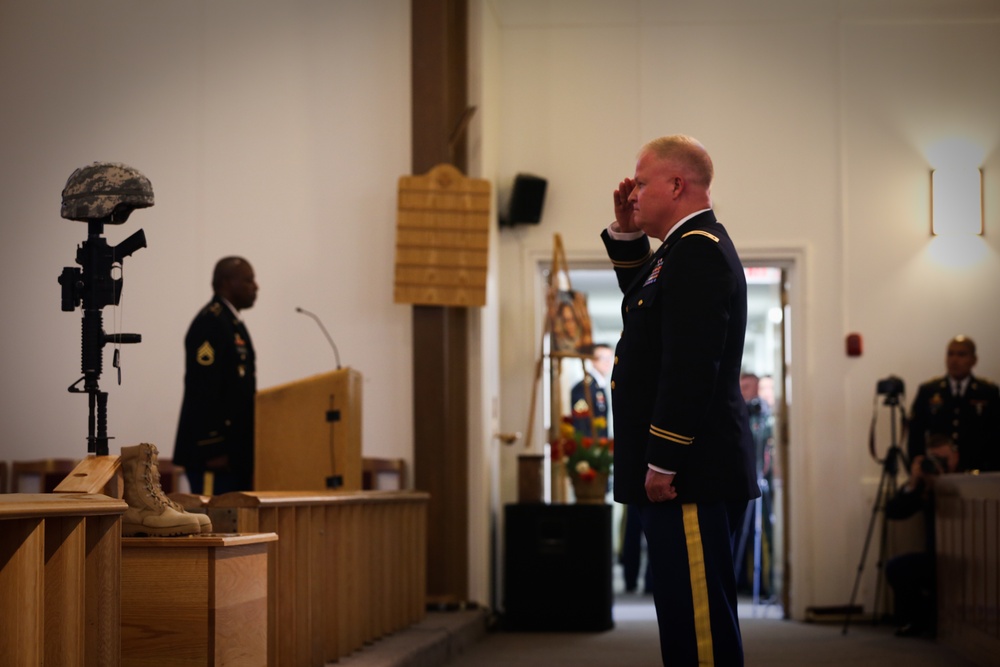 Memorial Service for Spc. Hilda Clayton