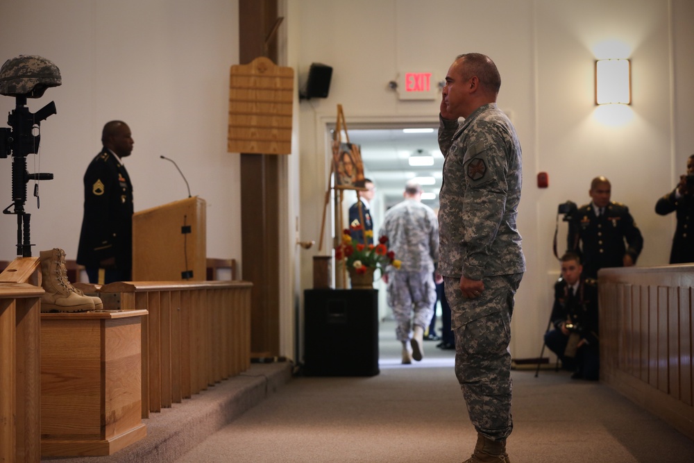 Memorial Service for Spc. Hilda Clayton